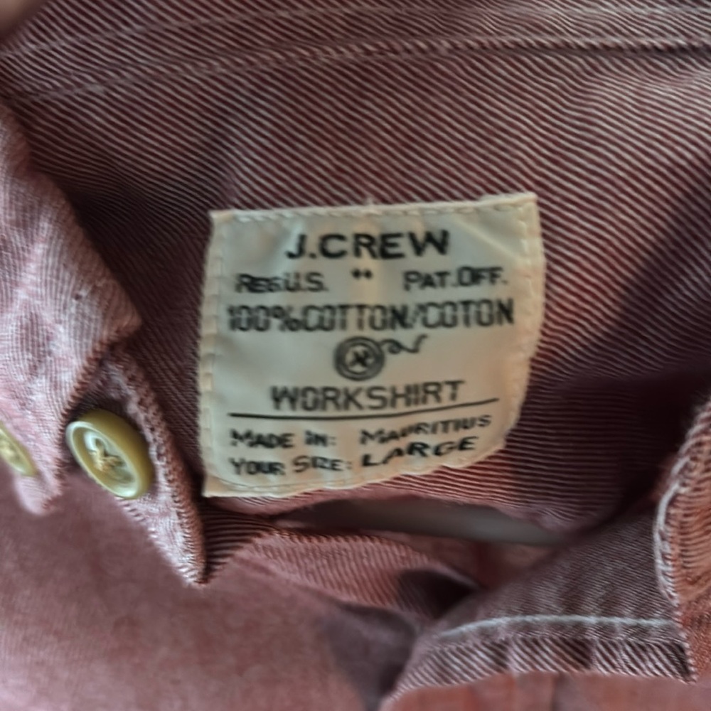 Men’s button down shirt
